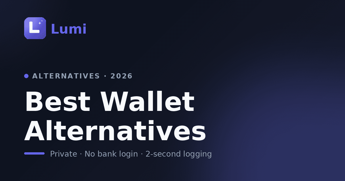 Best Wallet by BudgetBakers Alternatives in 2026