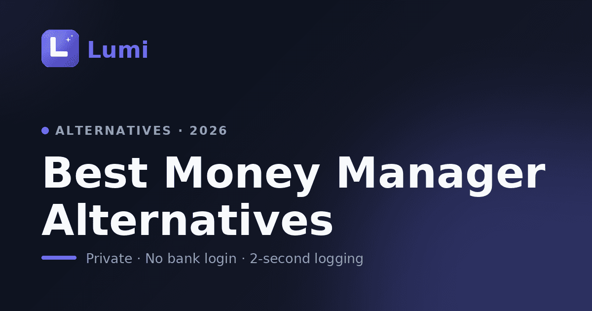 Best Money Manager (Realbyte) Alternatives in 2026
